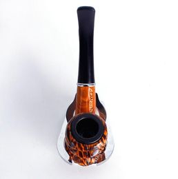 Creativity of Homemade Carved Resin Pipe Bending Hammer Pipe New Type Free Removable Clean Tobacco Tool