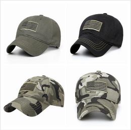 Outdoor Sport Caps Cycling Running Hats Flag Embroidery Hat Flag Low Profile Tactical Hats Embroidered Baseball Cap Beach Sun Caps LT1165
