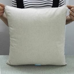 100 pcs ALL SIZES Plain Natural Grey Linen-Cotton Blended Pillow Cover Natural Flax Pillow Cover Thick Raw Linen Pillow Cover For Painting