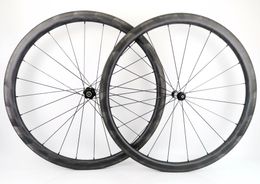 Surper light version carbon bicycle wheels 38mm depth 25mm width clincher/Tubular Road bike carbon wheelset with AC3 brake surface