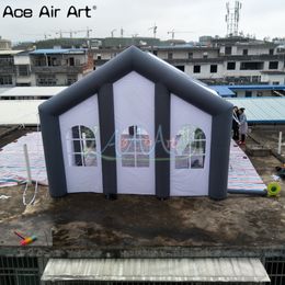 New Design 10 x 5 m Giant Inflatable Wedding House Tent with Air Blower Made by Ace Air Art