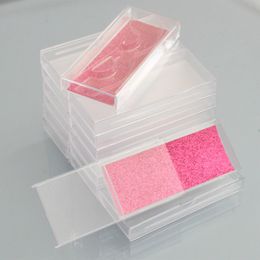 Atacado Maquiagem Cosmética Caixa de Embalagem De Cílios De Plástico Cílios Falsos caixa de Embalagem Cílios Falsos 3D Luvas de Vison Embalagem Caixa de Cílios Vazios
