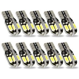 license plate replacement UK - Sencart 10X T10 194 168 W5W Wedge Headlight 8SMD 5630 LED Interior Light Replacement Light License Plate White