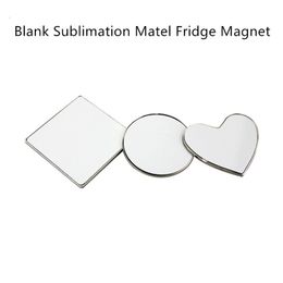 Sublimation Metal Fridge Magnet Refrigerator Magnet with Blank Aluminium Plate Insert for Heat Transfer Thermal Transfer Can Add Pictures