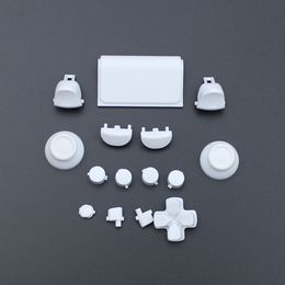 White Dpad R1 L1 R2 L2 Trigger Button Set Thumbsticks for PS4 Pro JDS040 JDM-040 Controller Full Buttons Mod Kit High Quality FAST SHIP