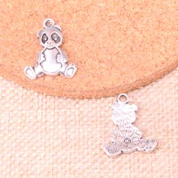 61pcs Charms panda bear 23*18mm Antique Making pendant fit,Vintage Tibetan Silver,DIY Handmade Jewellery