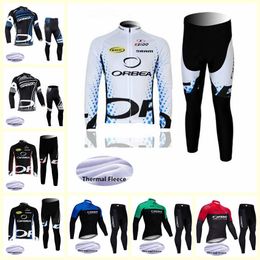 ORBEA team Cycling Winter Thermal Fleece jersey pants sets 2019 new MTB bicycle wear ropa bike Quick Dry U112909
