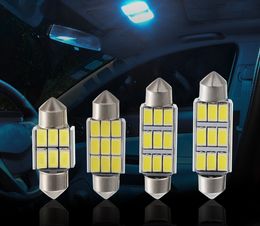 100pcs canbus Festoon 31mm 36mm 41mm 5730 SMD C5W 6LED 9LED Dome Car Light Interior Lamp Bulb Ceiling Panel Light 12v