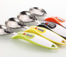 300g kitchen seasoning ingredient electronic baking spoon milk powder measuring spoon scale 0.1 g multi-color Tools