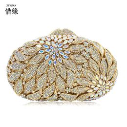 DesignerLuxury Clutch party evening bags women crystal pearl pochee soiree purse wedding Crystal Beaded pouch bag gold silver