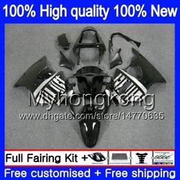 Body For KAWASAKI ZX 600 CC 6 R ZX636 ZX-6R 2000 2001 2002 212MY.149 ZX 636 600CC ZX 6R ZX-636 ZX600 ZX6R 00 01 02 Black Grey Fairings