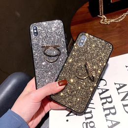 Bling Glitter Shiny Phone Case Glitter Powder TPU Phone Holder Case for iphone 11 PRO MAX XR XMAX 8 7 6 plus