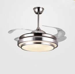 Modern Ceiling Fan Lights Lamps Remote Control Ventilador De Techo Ventilateur Plafond Sans Lumiere Fan Lighting Dining Room Bed