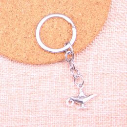 22*18mm aladdin magic lamp genie KeyChain, New Fashion Handmade Metal Keychain Party Gift Dropship Jewellery