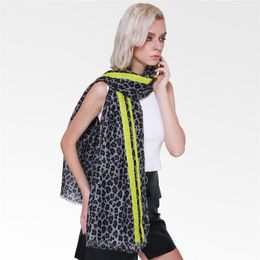 Fashion-Women Fashion National Leopard Print Scarf Beach Shawls Autumn Summer Spring Foulard Femme Soft Cotton Shawl 90*180cm