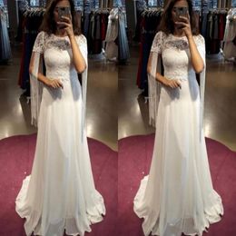 wedding gowns beach styles Canada - Simple Country Style Wedding Dresses With Tassel A Line Short Sleeves Vintage Wedding Gowns Chiffon Back Zipper Cheap Beach Bridal Dress