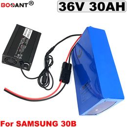 Rechargeable lithium Battery 36V 30AH Electric Scooter Battery for Samsung 18650 30B Cell 1000W 1500W +5A Charger Free Shipping