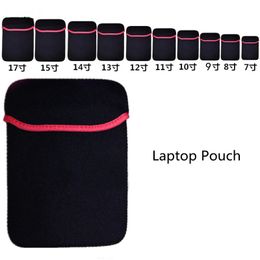 7-17 inch Laptop Pouch Protective Bag Notebook Sleeve Neoprene Soft Sleeve Pouch for 7" 12" 13" 14" 17"GPS Tablet PC Notebook HHA239