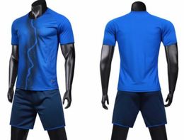 mens mesh football suit short sleeve suit men adult Customised training match team kit training Customised soccer jerseys sets with short