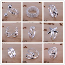 new high grade sterling silver ring mixed style,S925 silver ring factory direct sale