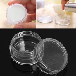 Plastic 3ml Cosmetic Jar Empty Eyeshadow Case Face Cream Bottles Glitter Container Eye Shadow Empty Nail Pots Beauty Tool DBC BH3647
