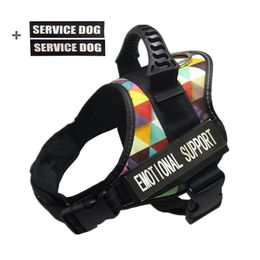 Dog Harness Service Dog Vest No Pull No Choke Dog Vest for Large Medium Small Dogs Training Walking Jogging237p
