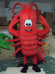 2019 High quality Red Marine shrimp Mascot Lobster Costume Fancy Birthday Party Dress Halloween Carnivals Costumes