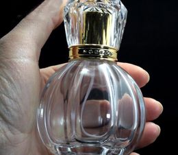 Fashion Type 50ml Portable Transparent Glass Perfume Bottles Spray Atomizer Empty Cosmetic Bottles 50ml For Travel