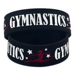 New Arrivals gymnastics Silicone bracelets For women men Letter Sports Wristband Bangle 2019 Fashion Jewellery Gift in Bulk