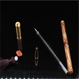 New Bamboo Pen Wooden Recycled Eco Wood Pen Gel Pens School Office Suppliers Gift