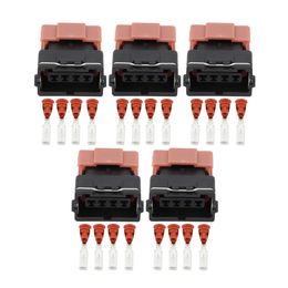 5 Sets 4 Pin Automotive connectors DJ7042A-1.5-11//21 mass intake pressure sensor Electrical Wire connector plug