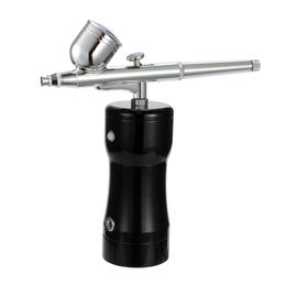 Portable Airbrush 0.3mm Dual-Action Airbrush Compressor Kit Spray Gun Cake Decorating Set Nail Art Equipment Tool