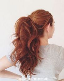 Custom Dark wine wavy curly ponytail hair piece 140g 99j clip in wraps women ponytail hair extension 18inch