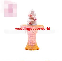New style very tall and large tall Wholesale clear acrylic crystal table candelabra for wedding dcor1013