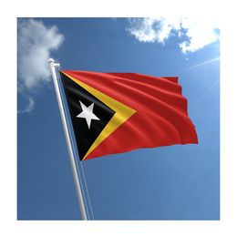3x5ft Flag of East Timor High Quality All Countries 100% Polyester Double Stitched Digital Printed Polyester, Free Shipping
