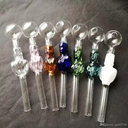 Beauty burner glass bongs accessories , Glass Smoking Pipes Colourful mini multi-colors Hand Pipes Best Spoon glass Pipes