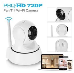 mobile cctv Canada - Hot Wireless 720P Wifi Video Camera SANNCE Home Security Smart IP Camera Surveillance Night Vision CCTV Camera mobile phone App Baby Monitor