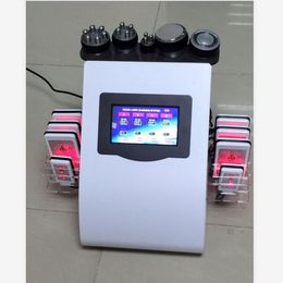 Portable Spa Salon Ultrasonic Cavitation Lipo Laser Slim Vacuum RF Skin Tighten Face Lifting Body Shape Cellulite Reduction Slimming Device