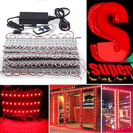 20ft 30ft 40ft 50ft Led Modules Lights 5050 Storefront Advertisement Sign Letters Store Window LED LIGHT + Remote Control + Power Supply