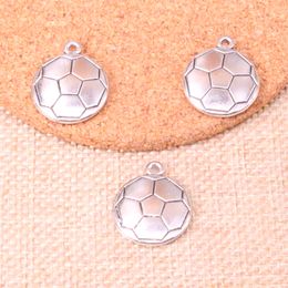 30pcs Charms double sided football 18*21mm Antique Making pendant fit,Vintage Tibetan Silver,DIY Handmade Jewellery