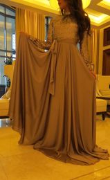 Muslim Women Celebrity Prom Dresses Sequin Top Sequin Abaya In Dubai Arabic Kaftan Long Evening Gowns With Long Sleeves Free Shipping