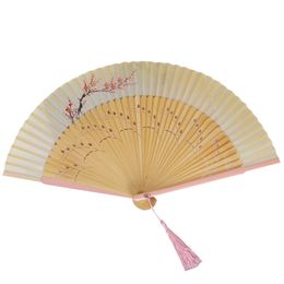 Dyed sandalwood woodiness wedding Favours folding mix Colour top grade bridal Bridesmaid hollow bamboo handle wedding accessories Fold fans