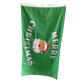 3x5ft Merry Christmas Santa Claus Custom Flags Banners High Quality Festival Happy , Indoor Outdoor ,free shipping