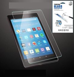 9H Tempered Glass Screen Protector For Kindle fire7 hd7 HD8 2017 2019 Fire HD 8 2020 100pcs/lot with retail package