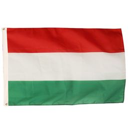 Hungary Flag 90x150cm Hungarian National Flag World Country Flag Banner 3x5 ft Red White Green Polyester Flying Hanging Indoor Outdoor Use