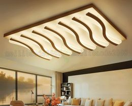 Acrylic Rectangular Ultra-thin Ceiling Lamp Plain Sailing LED Lamps Lights Household Lighting For Living Room Bedroom Study Room Villas