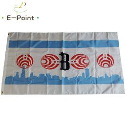 Chicago City Bassnectar DJ Symbol Flag 3*5ft (90cm*150cm) Polyester flag Banner decoration flying home & garden flag Festive gifts