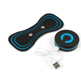 Portable USB Charging Massager Mini Massage Stickers Neck Stickers Cervical Vertebra Physiotherapy Instrument Dropshipping