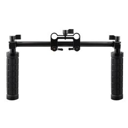 Freeshipping Camera Handle Grip 15mm Rod Clamp Support Rail System DSLR Shoulder Rig Studio Photo Accessories C1049