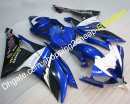 YZF600 Cowling For Yamaha YZF R6 08-16 YZF-R6 2008-2016 YZFR6 Motorbike Body Black White Blue Fairing Aftermarket Kit (Injection molding)